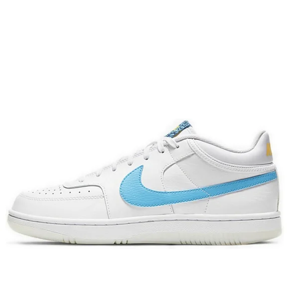 Nike Sky Force 3/4 Shoes White Blue Fury Yellow CT8448-101 Men's 9 New